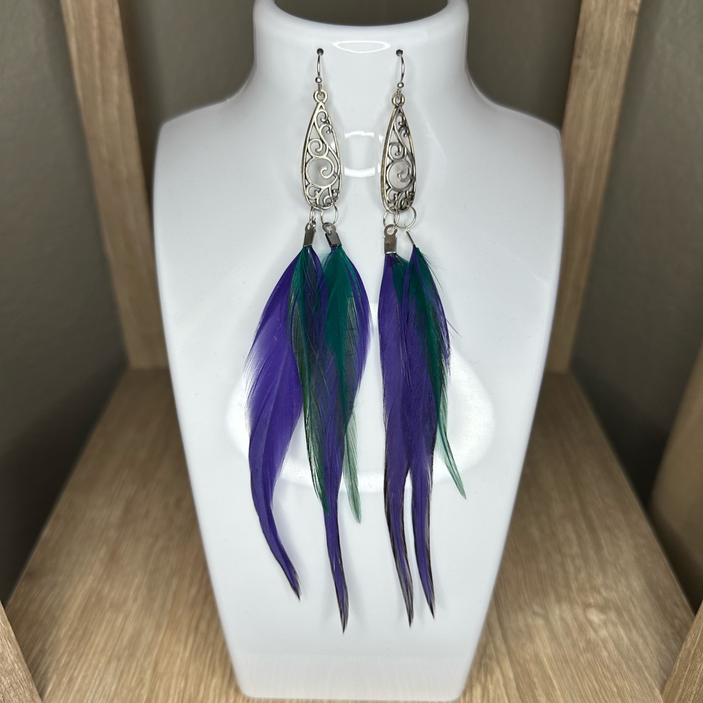 Feather Earrings Boho Sheek
